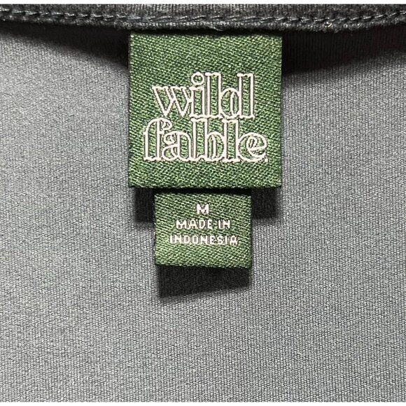 Wild Fable - Women's Long Sleeve Twist - Front Mini Knit Skater Dress - Gray - M - Picture 9 of 14